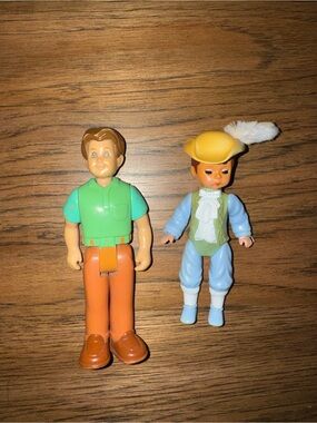 Little tikes Green and Orange Kids Toy Figure Set - Vintage-style Play Figures